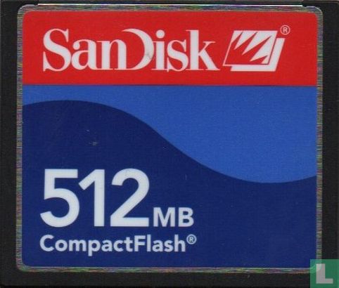 SanDisk CompactFlash kaart 512 Mb - Afbeelding 1