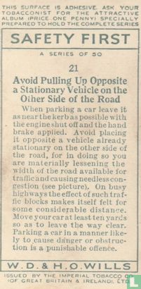 Avoid Pulling Up Opposite a Stationary Vehicle on the Other Side of the Road - Image 2