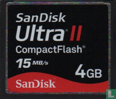 SanDisk Ultra II CF Card 4 Gb - Afbeelding 1