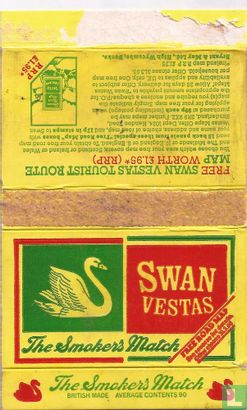 Swan vestas the smoker`s match