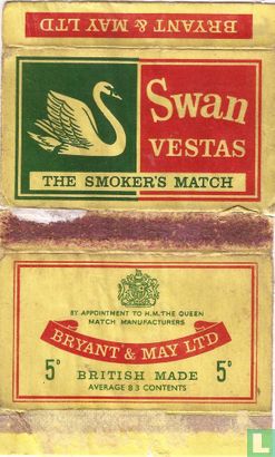 Swan vestas the smoker`s match - 5D