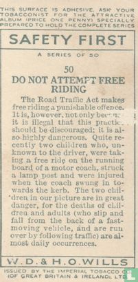Do not attempt free riding - Image 2