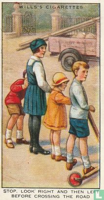 Children Stop, Look Right and then Left before Crossing the Road - Image 1
