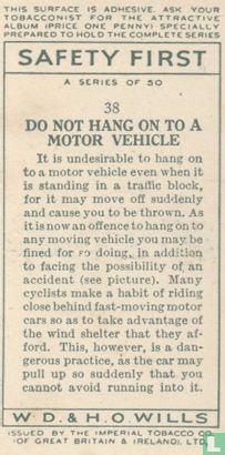 Do not hang on to a motor vehicle - Image 2