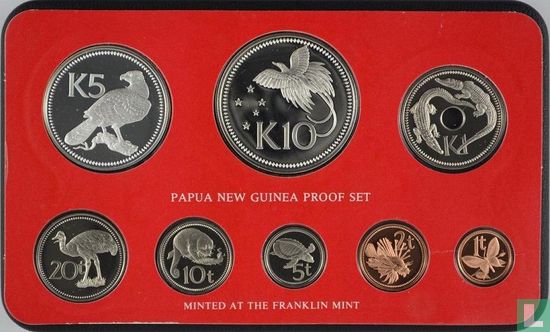 Papouasie-Nouvelle-Guinée coffret 1976 (BE)  - Image 3