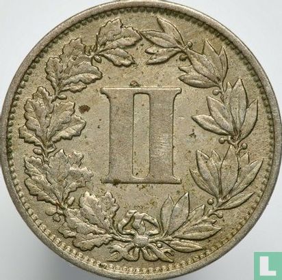 Mexique 2 centavos 1883 - Image 2