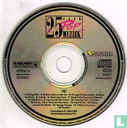 25 Jaar Popmuziek 1987 - Afbeelding 3
