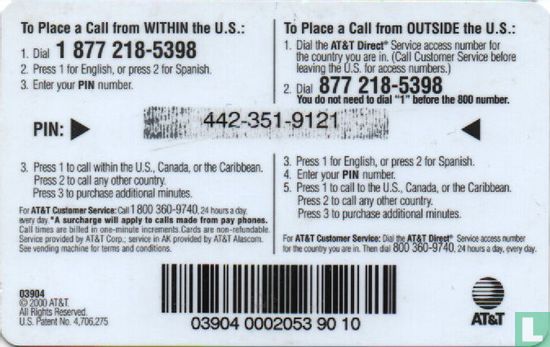 AT&T PrePaid Phone Card - Image 2