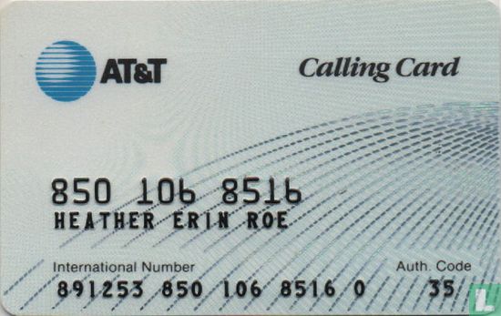 AT&T Calling Card - Image 1