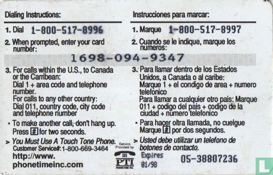 PT1 phone card - Bild 2