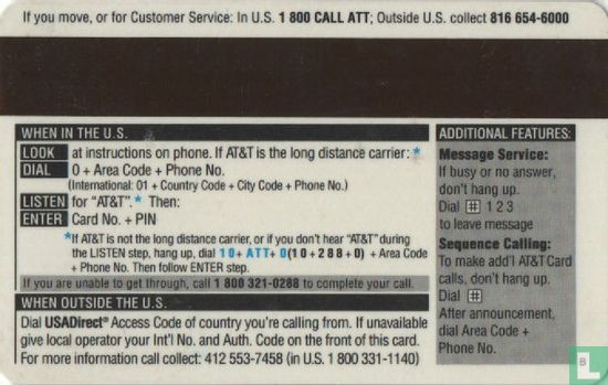 AT&T Calling Card - Afbeelding 2