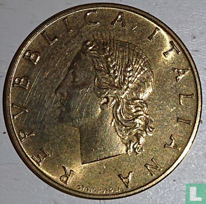 Italië 20 lire 1970 (misslag) - Afbeelding 2