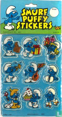 Smurf Puffy Stickers - Bild 1