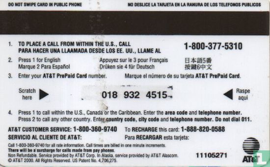 AT&T PrePaid Phone Card  - Image 2
