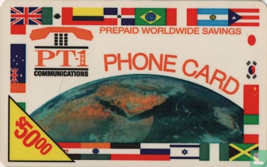 PT1 phone card - Image 1