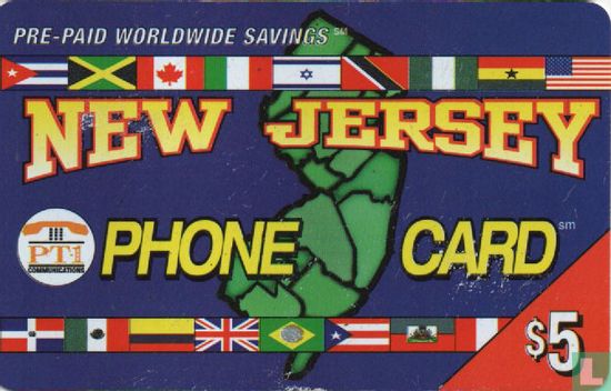 New Jersey phone card - Afbeelding 1
