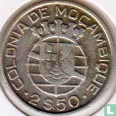 Mozambique 2½ escudos 1950 - Image 2