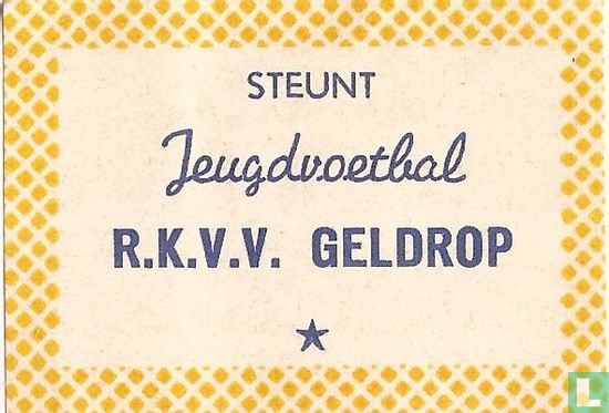 Steunt Jeugdvoetbal R.K.V.V. Geldrop