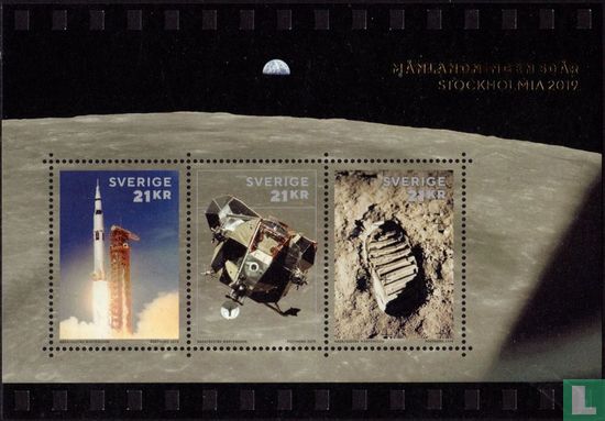 The Moon landing 50th anniversary (2019) - Sweden - LastDodo