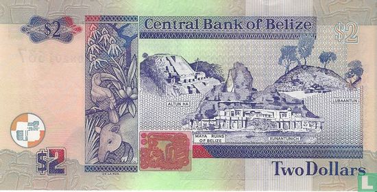 Belize 2 Dollars 2014 - Bild 2