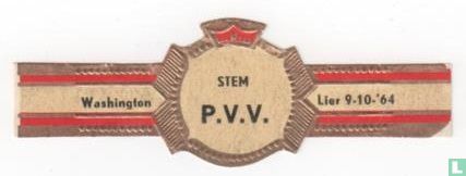 Stem P.V.V. - Lier 9-10-'64 - Afbeelding 1
