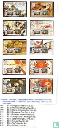 10 tagen Singapore 1995 World Stamp Exhibition