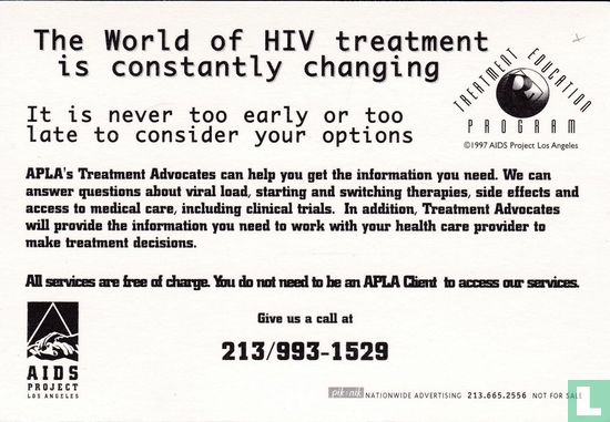 AIDS Project Los Angeles "Take one... and call us in the morning" - Afbeelding 2