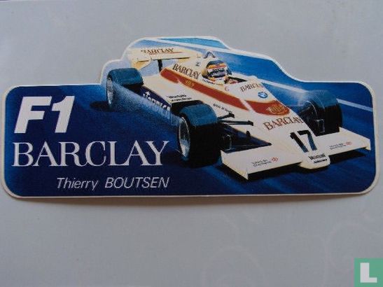 F1 Barclay Thierry Boutsen