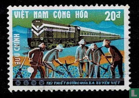 Réparation du chemin de fer transvietnamese 