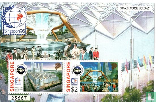 1. Tag Singapore Briefmarken-Weltausstellung