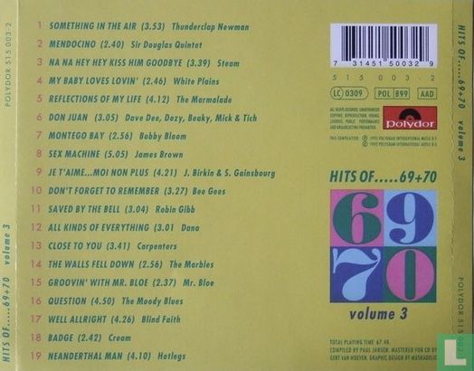 Hits of . . . '69 en '70 - Afbeelding 2
