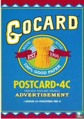 GoCard 'GoCARDs or No Cards!' Postcard 4C - Afbeelding 1