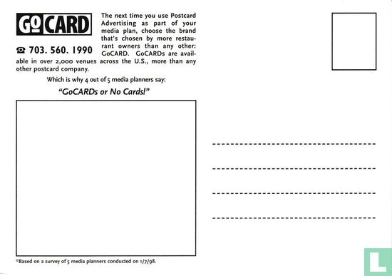 GoCard 'GoCARDs or No Cards!' Postcard 4C - Bild 2
