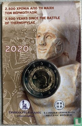 Griekenland 2 euro 2020 (coincard) "2500 years of the Battle of Thermopylae" - Afbeelding 1