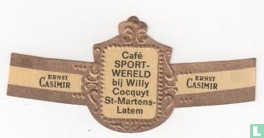 Café Sportwereld bei Willy Cocquyt St-Martens Latem - Ernst Casimir - Bild 1
