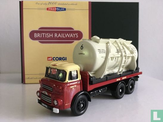 Albion Reiver Platform Lorry & Tank Container Load - Image 1