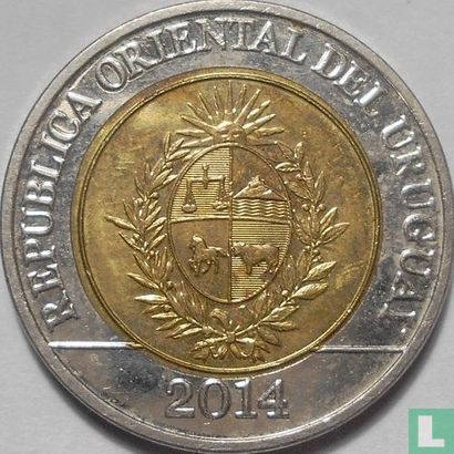 Uruguay 10 pesos uruguayos 2014 "Puma" - Afbeelding 1