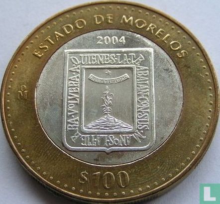 Mexico 100 pesos 2004 "180th anniversary of Federation - Morelos" - Image 1