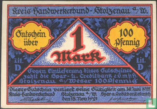 Stolzenau, Kreis - 1 Mark (3) 1921