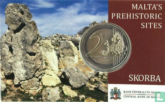 Malte 2 euro 2020 (coincard) "Skorba temples" - Image 2