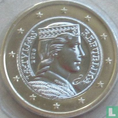 Letland 1 euro 2020 - Afbeelding 1
