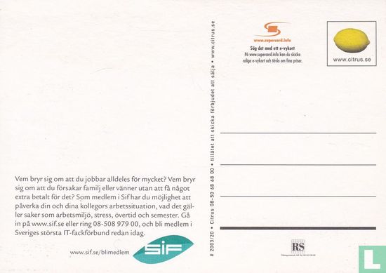 2003/20 - Sif "Arbetsmiljö" - Afbeelding 2
