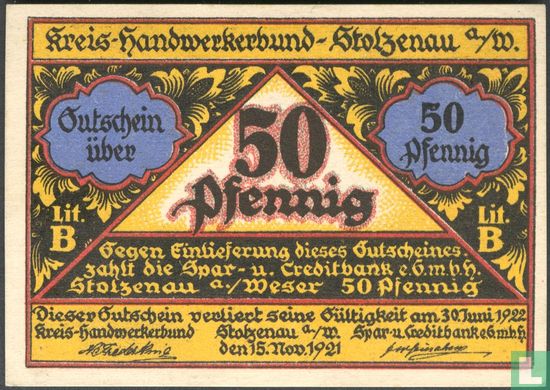 Stolzenau, Kreis - 50 Pfennig (1) 1921 - Bild 1