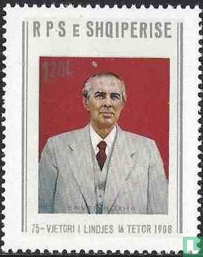 75. Geburtstag Enver Hoxha