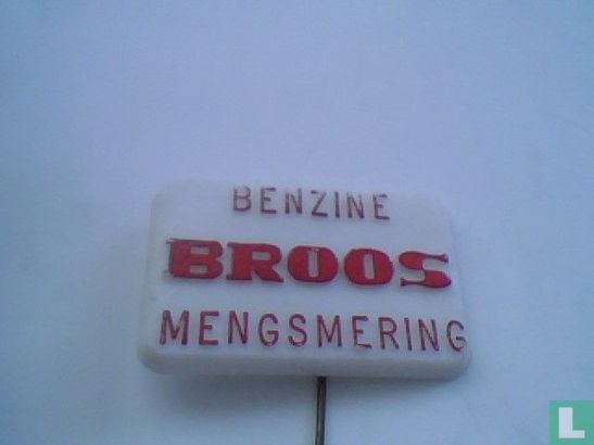Broos benzine mengsmering [red on white]