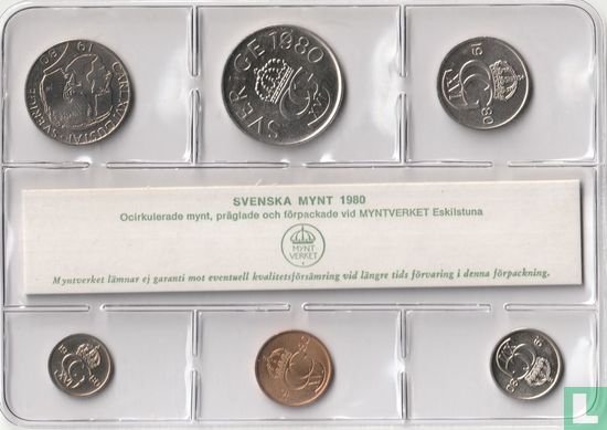 Sweden mint set 1980 (swedish) - Image 1
