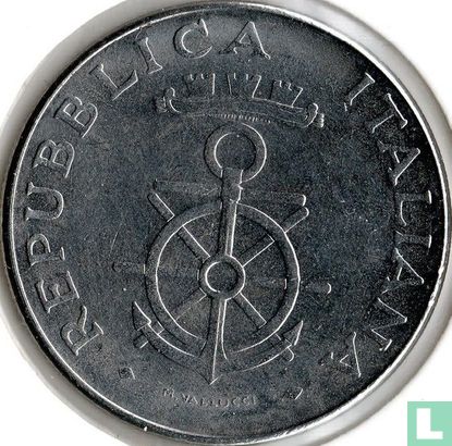 Italië 100 lire 1981 "Centenary of Livorno naval academy" - Afbeelding 2