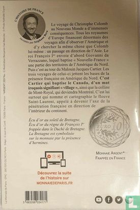 France 10 euro 2019 (folder) "Piece of French history - Jacques Cartier" - Image 2