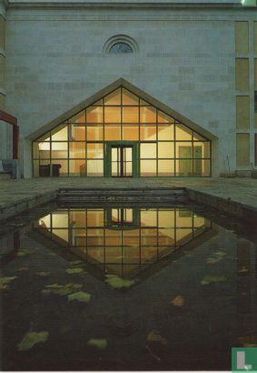 The Clore Gallery for the Turner Collection : The main entrance at dusk  - Afbeelding 1