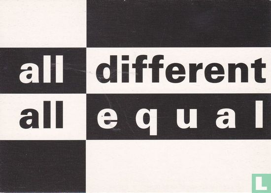 0415 - ungdom mot rasisme '95 "all different all equal" - Afbeelding 1